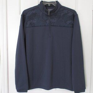 Pebble Beach Mens L/S Blue 1/4 Zip Golf Sweater NWOT - Size Large
